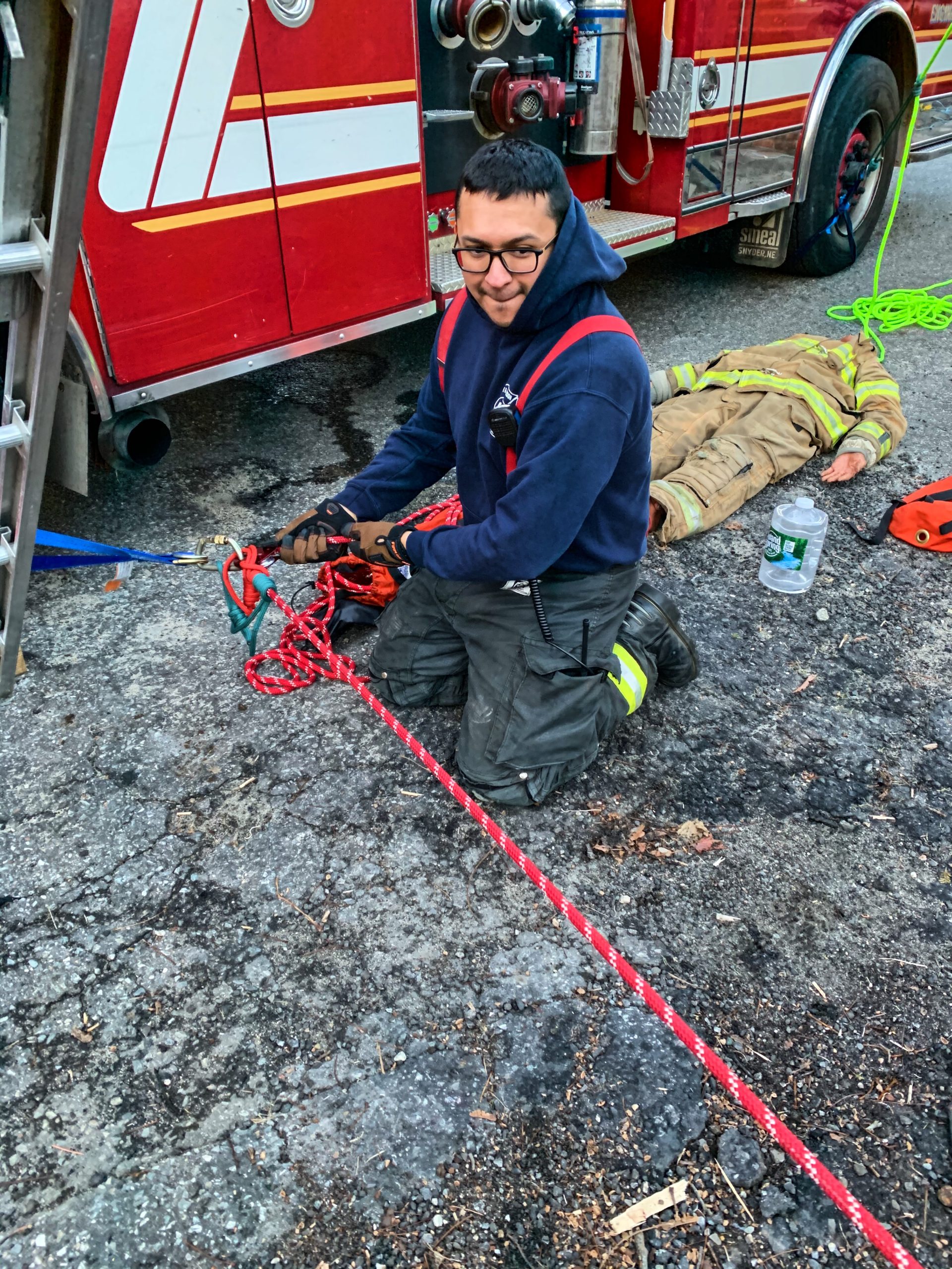 Technical Rope Rescue Drill – Hope & Jackson Fire Department